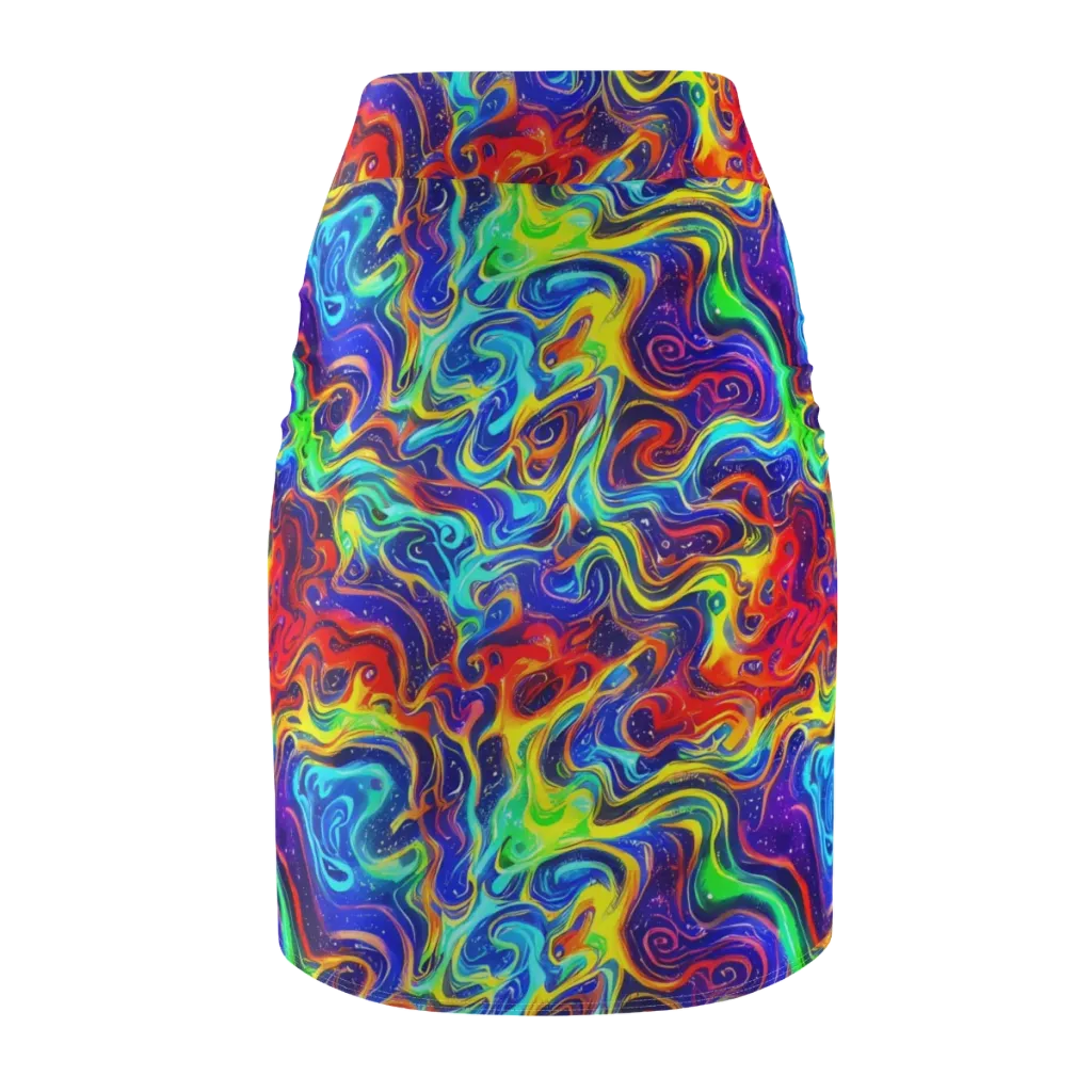 Infinity Ink on Pencil Skirt — Back