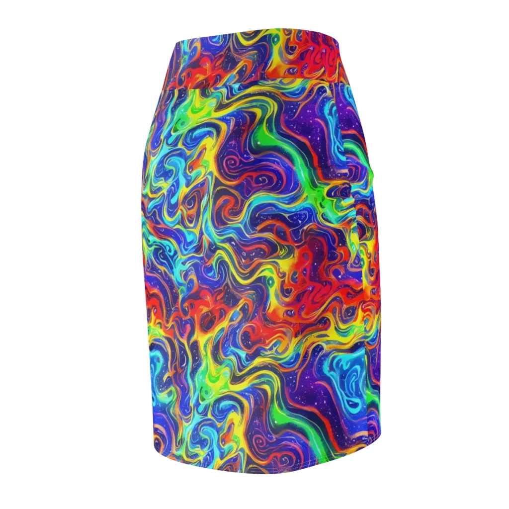 Infinity Ink on Pencil Skirt — Back Side