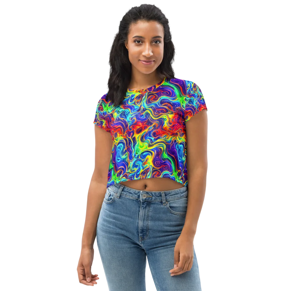 Infinity Ink on Crop Tee — Front