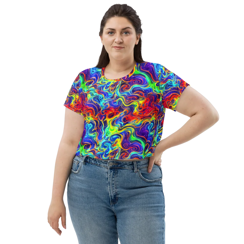 Infinity Ink on Crop Tee — Front