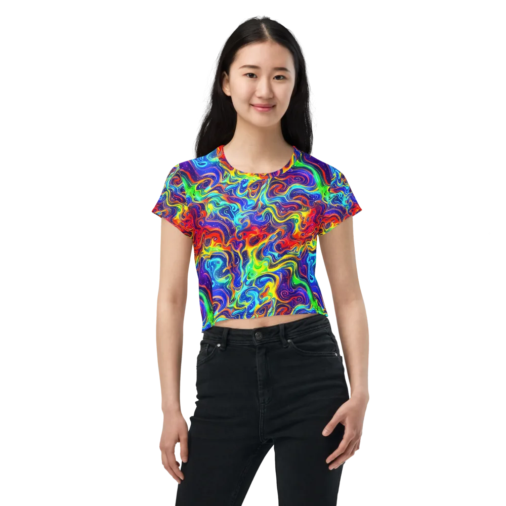 Infinity Ink on Crop Tee — Front