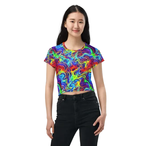 Infinity Ink on a Crop Tee
