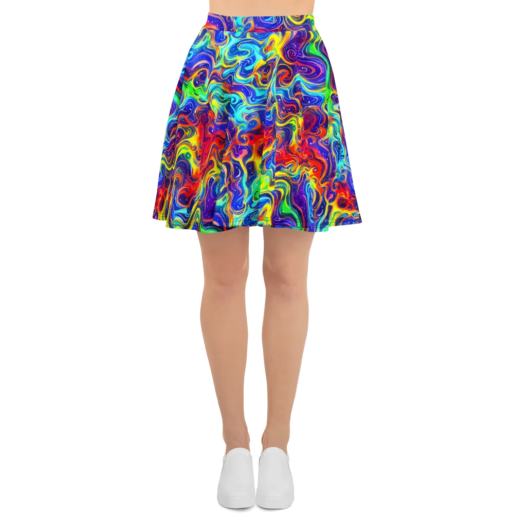 Infinity Ink on Skater Skirt — Front