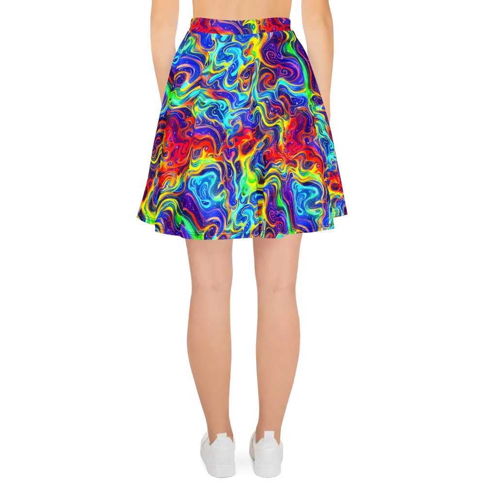Infinity Ink on Skater Skirt — Back