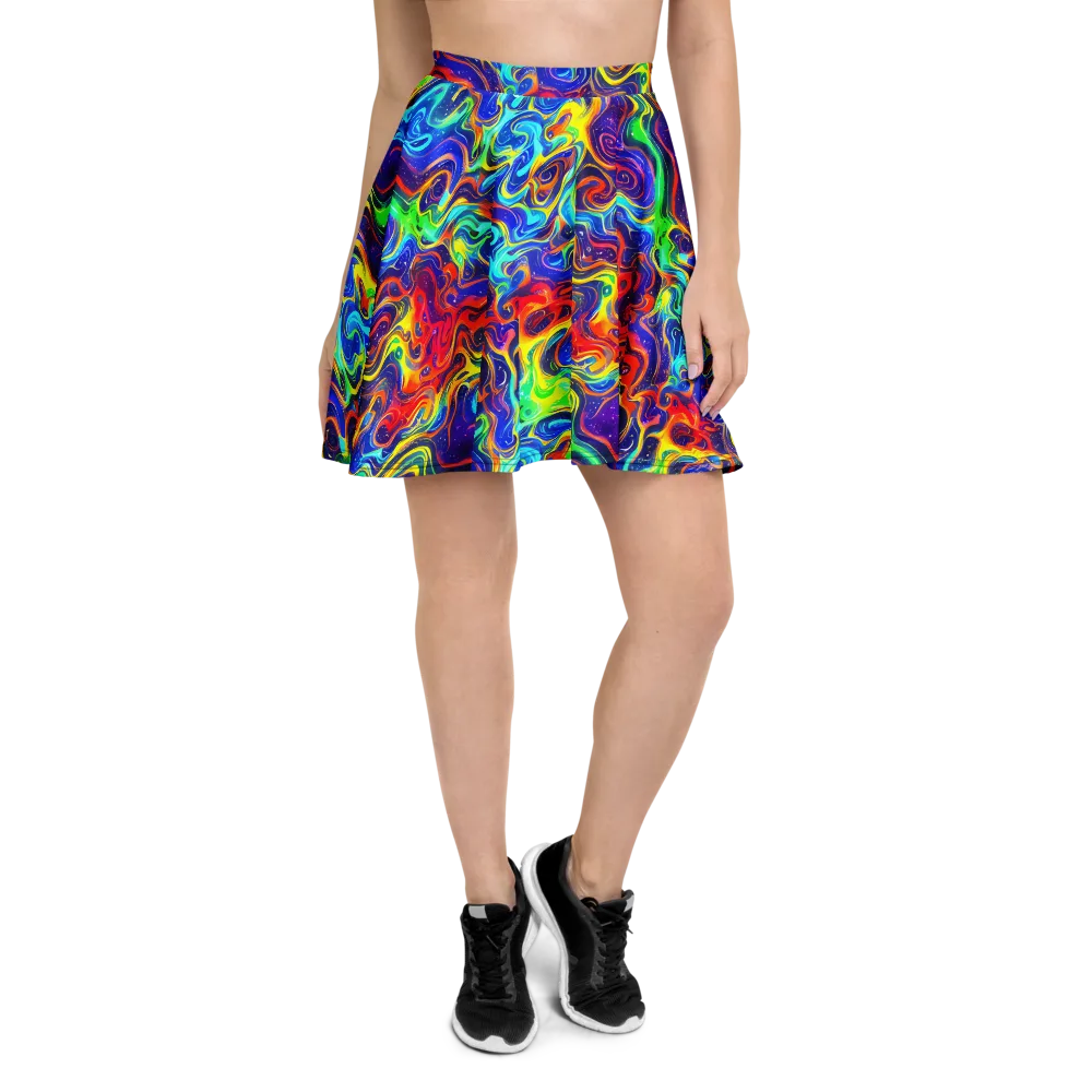 Infinity Ink on Skater Skirt — Front