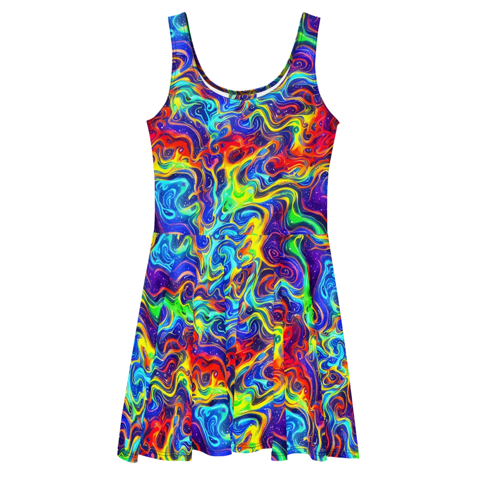 Infinity Ink on Skater Dress — Front