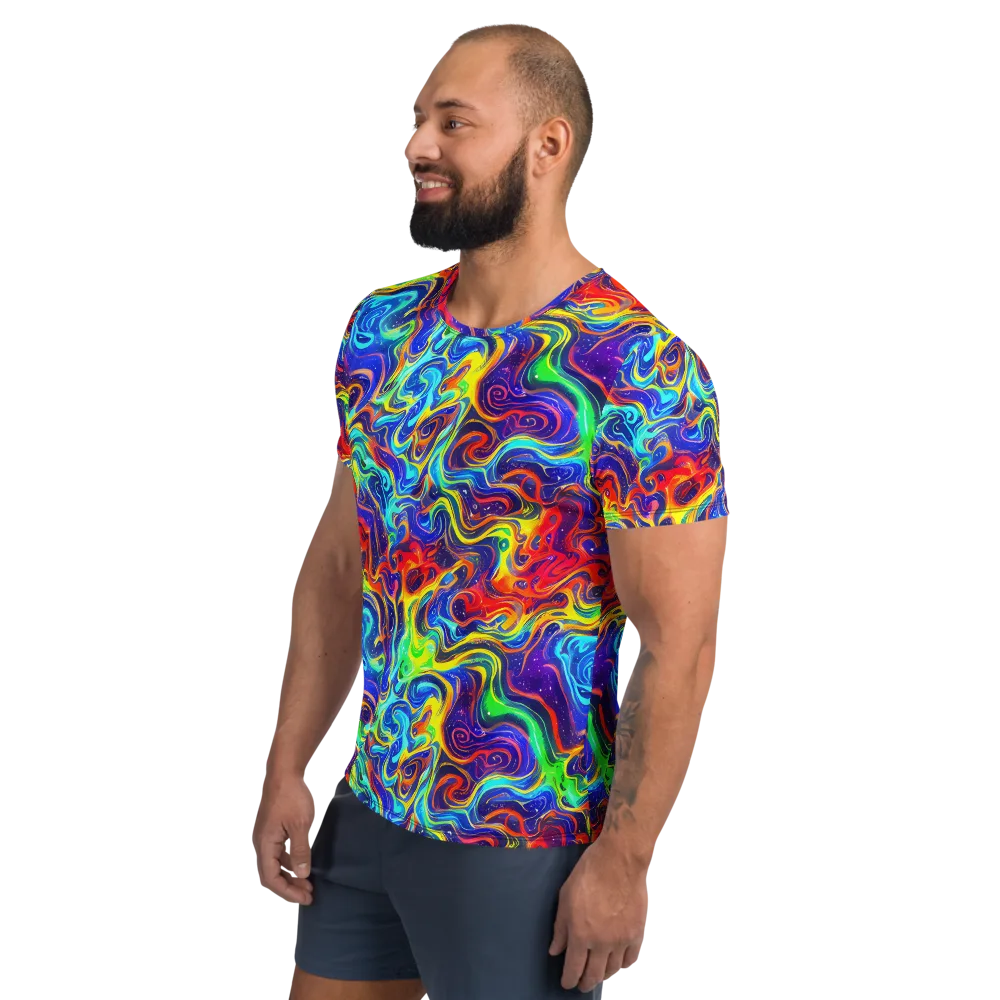 Infinity Ink on Men's Athletic T-Shirt — Left