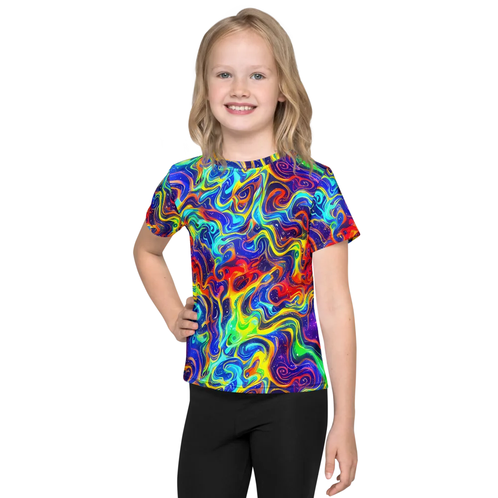 Infinity Ink on Kids Crew Neck T-Shirt — Front