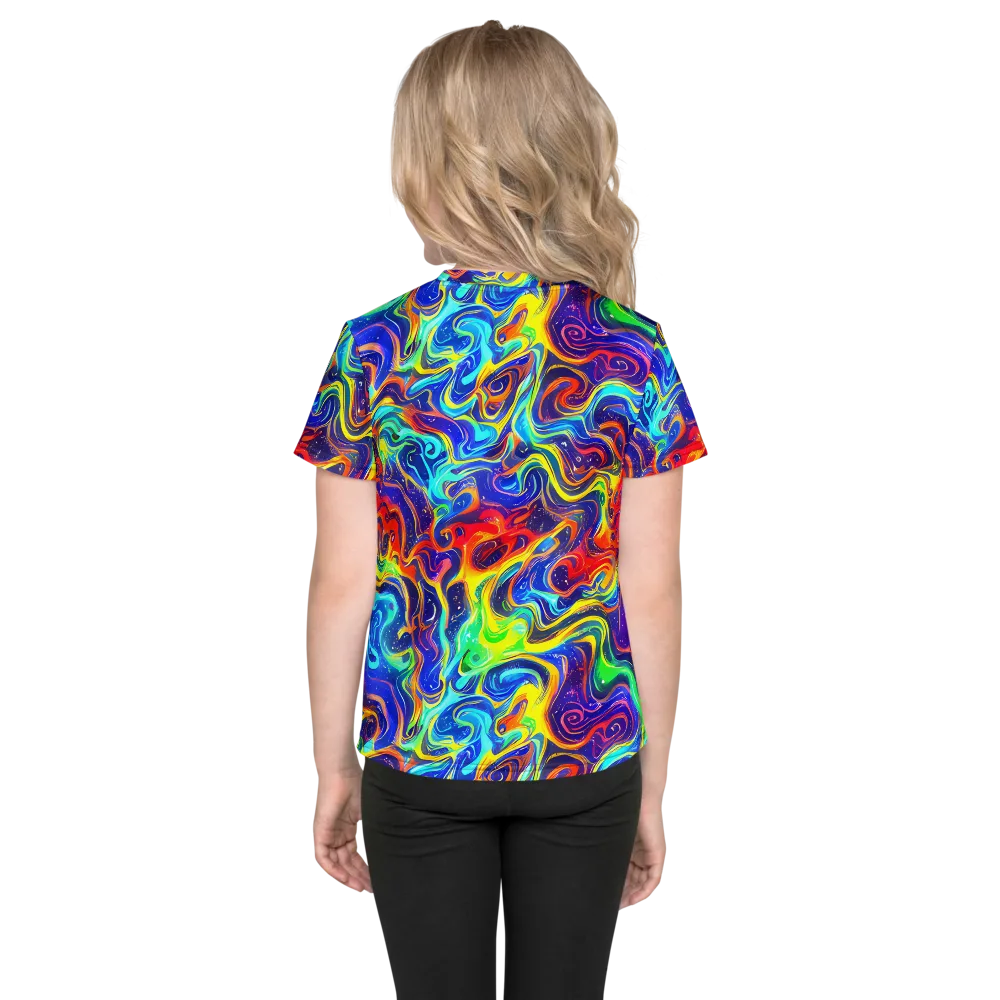 Infinity Ink on Kids Crew Neck T-Shirt — Back