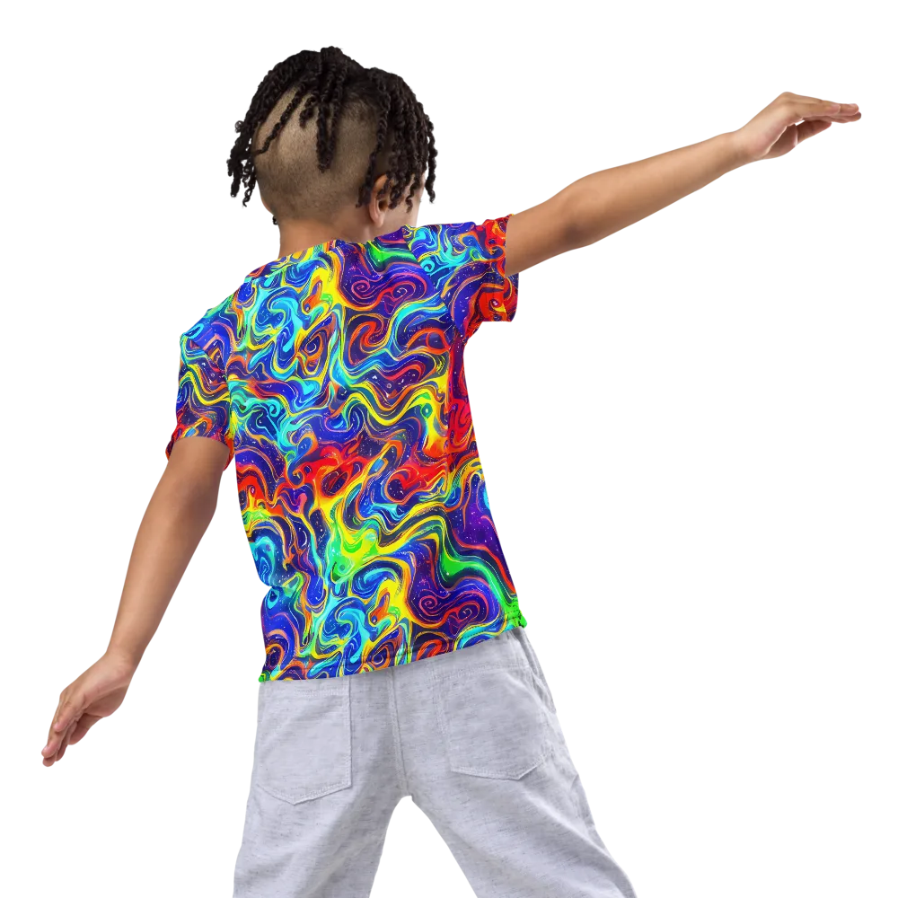 Infinity Ink on Kids Crew Neck T-Shirt — Back