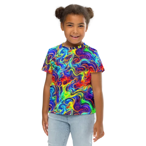 Infinity Ink on a Kids Crew Neck T-Shirt