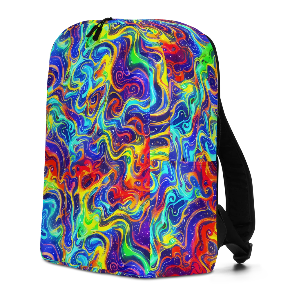 Infinity Ink on Minimalist Backpack — Left