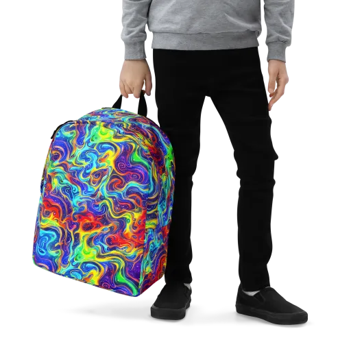 Infinity Ink on a Minimalist Backpack