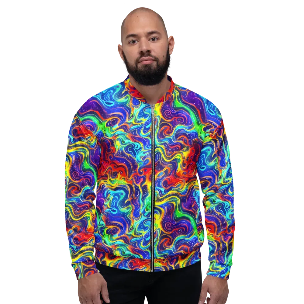 Infinity Ink on Bomber Jacket — Front