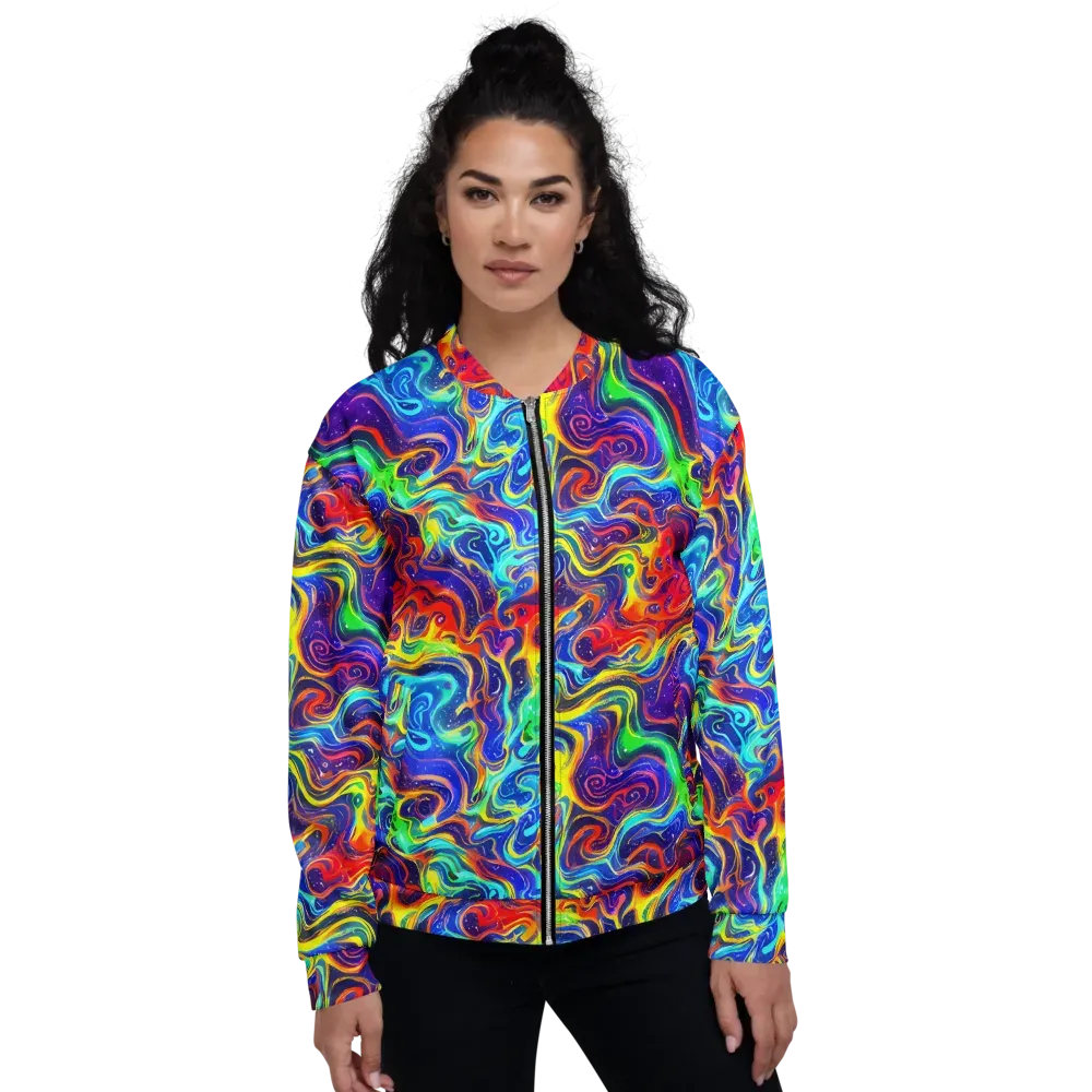 Infinity Ink on Bomber Jacket — Front