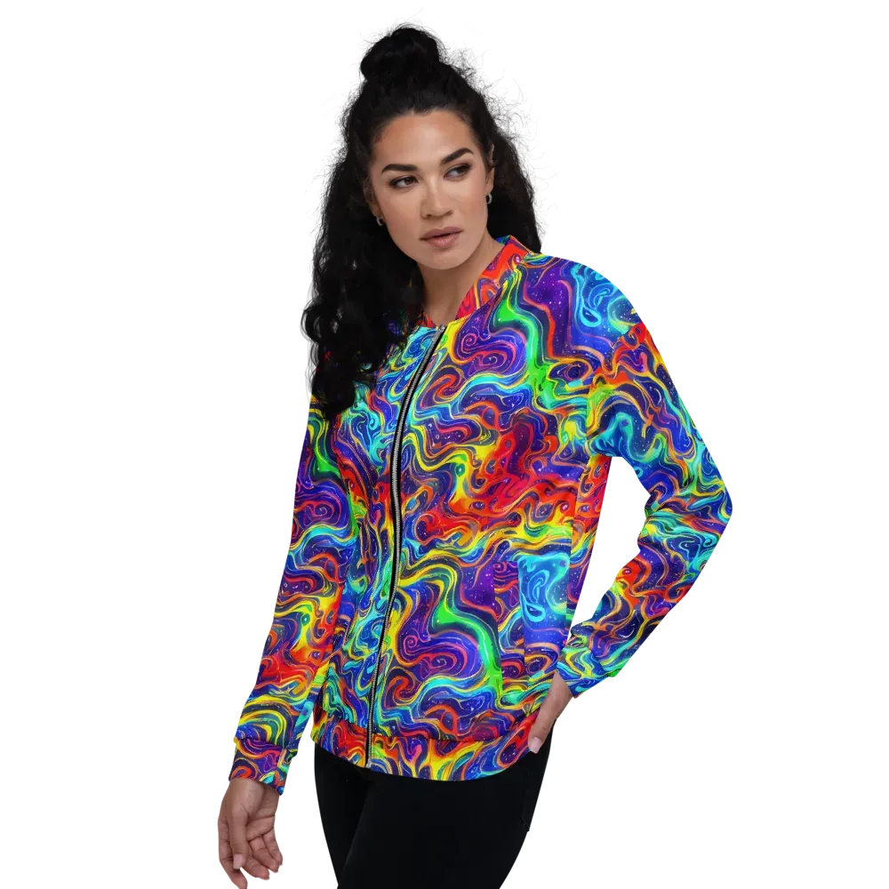 Infinity Ink on Bomber Jacket — Left
