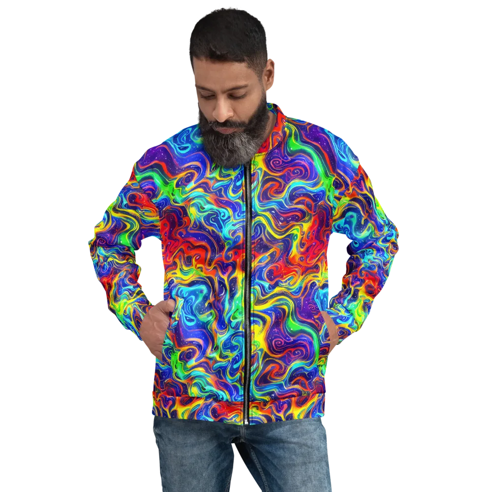 Infinity Ink on Bomber Jacket — Front