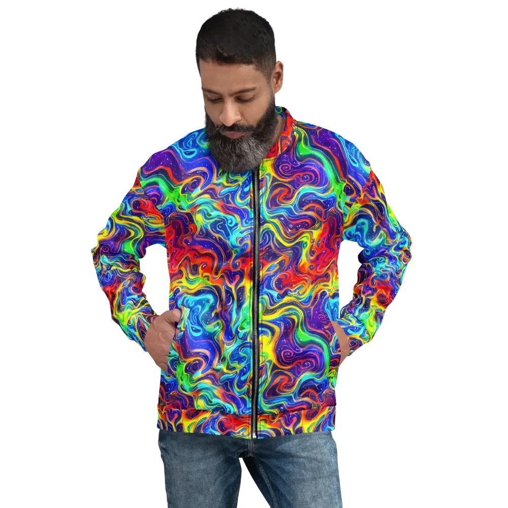 Infinity Ink on Bomber Jacket — Front