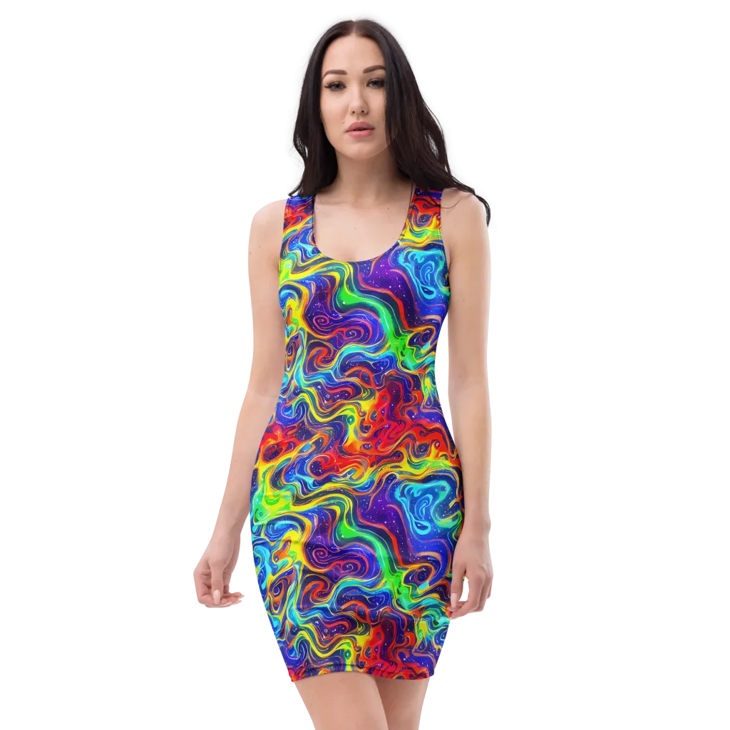 Infinity Ink on Bodycon Dress — Front