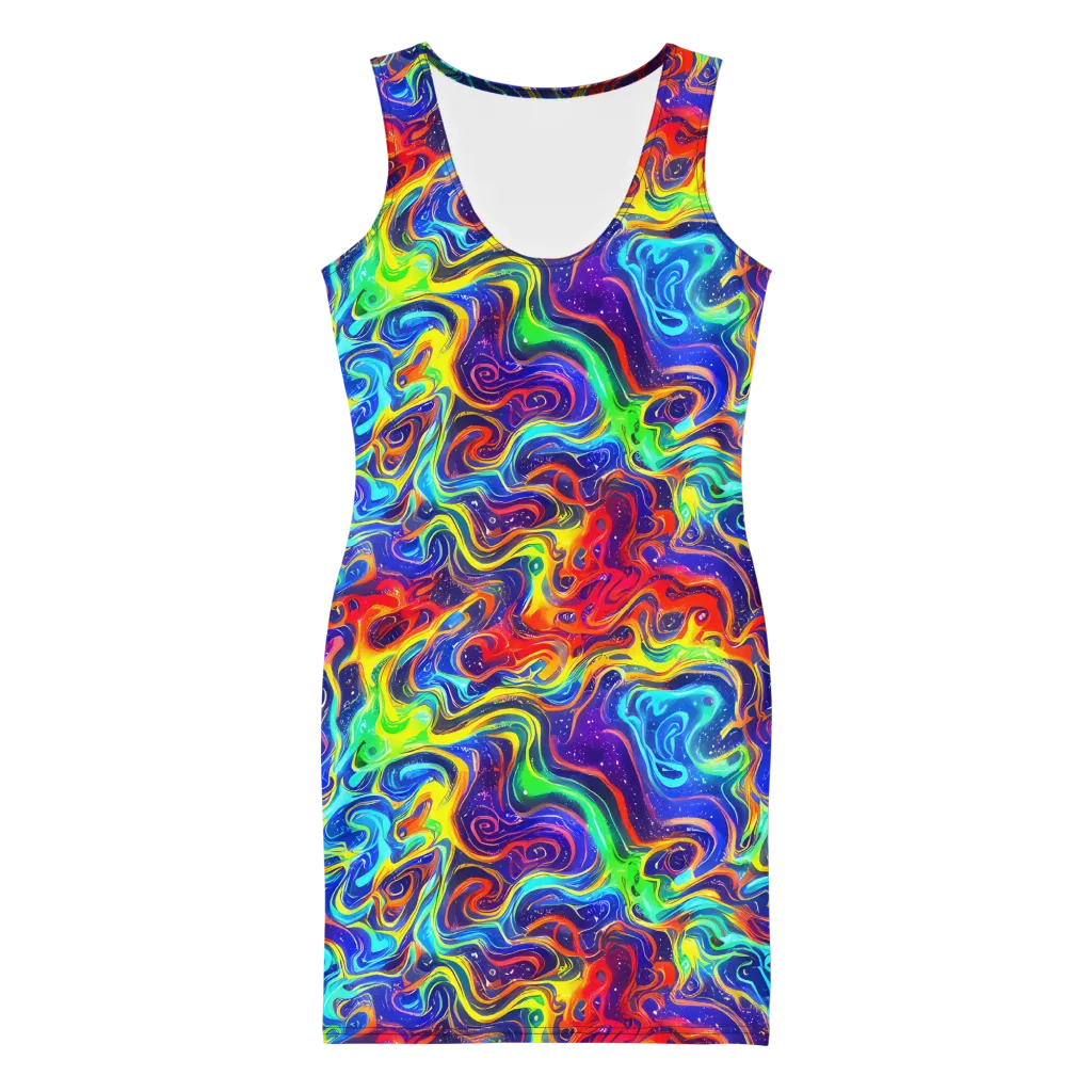Infinity Ink on Bodycon Dress — Front