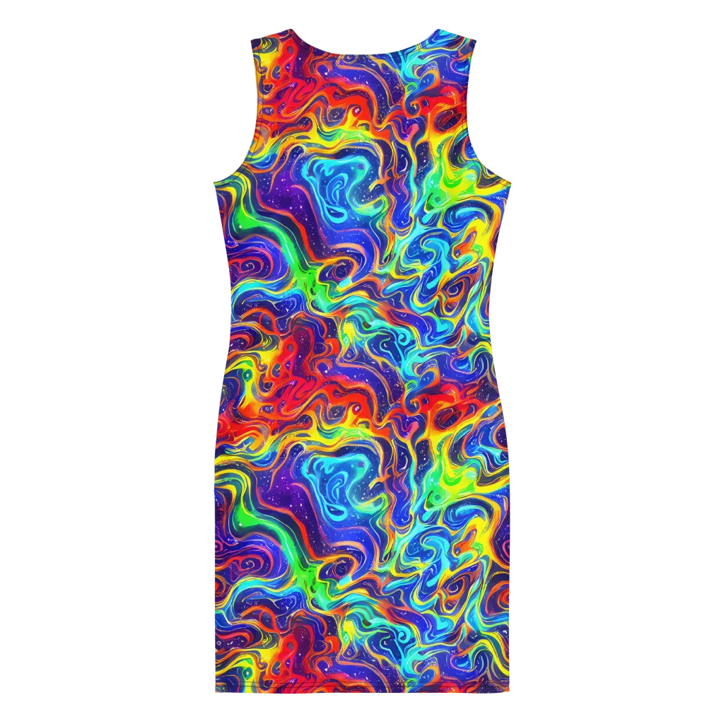 Infinity Ink on Bodycon Dress — Back