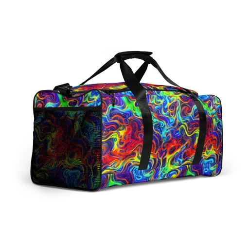 Infinity Ink on a Duffle Bag