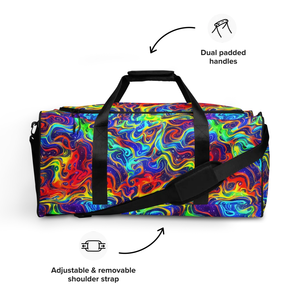 Infinity Ink on Duffle Bag — Front