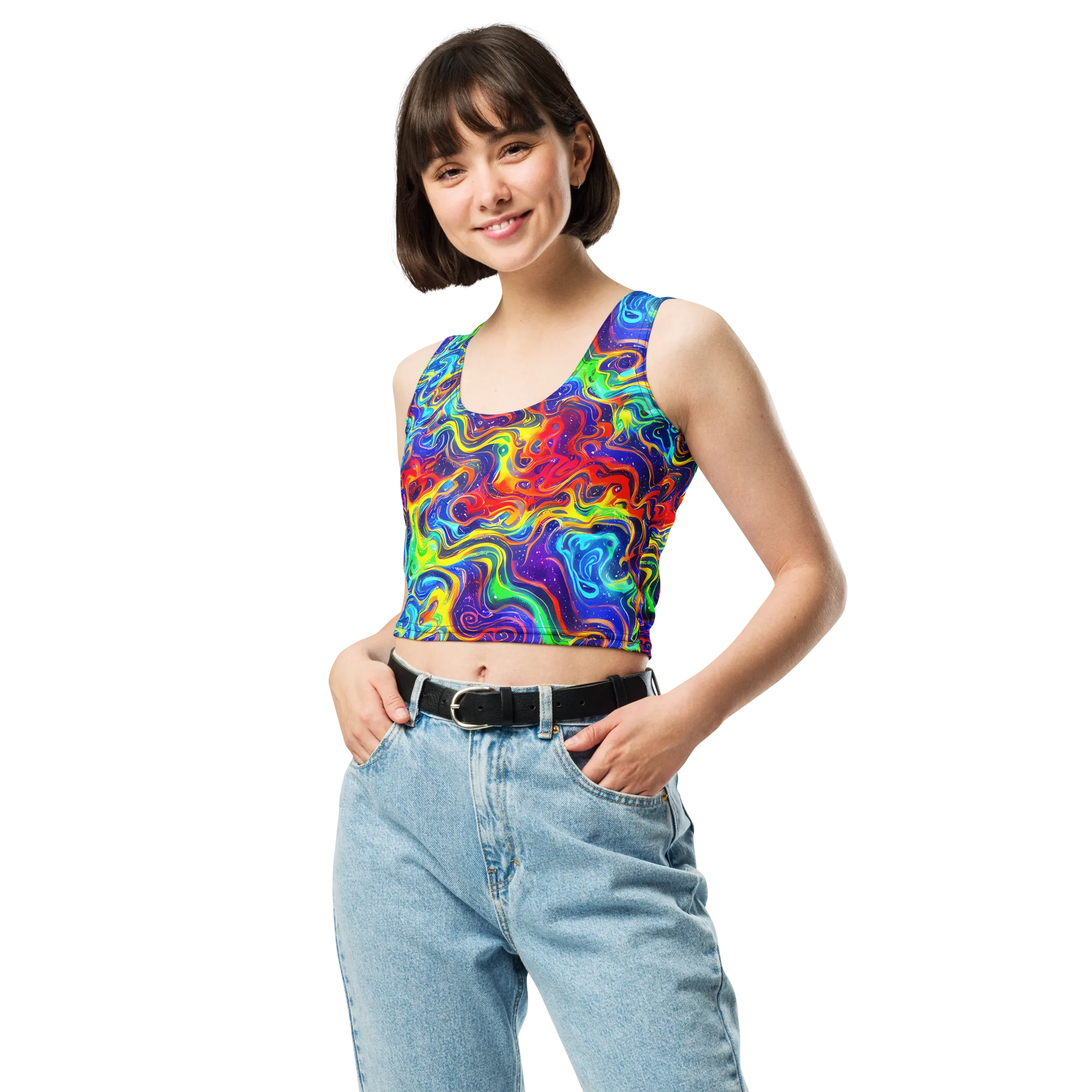 Infinity Ink on Crop Top — Front