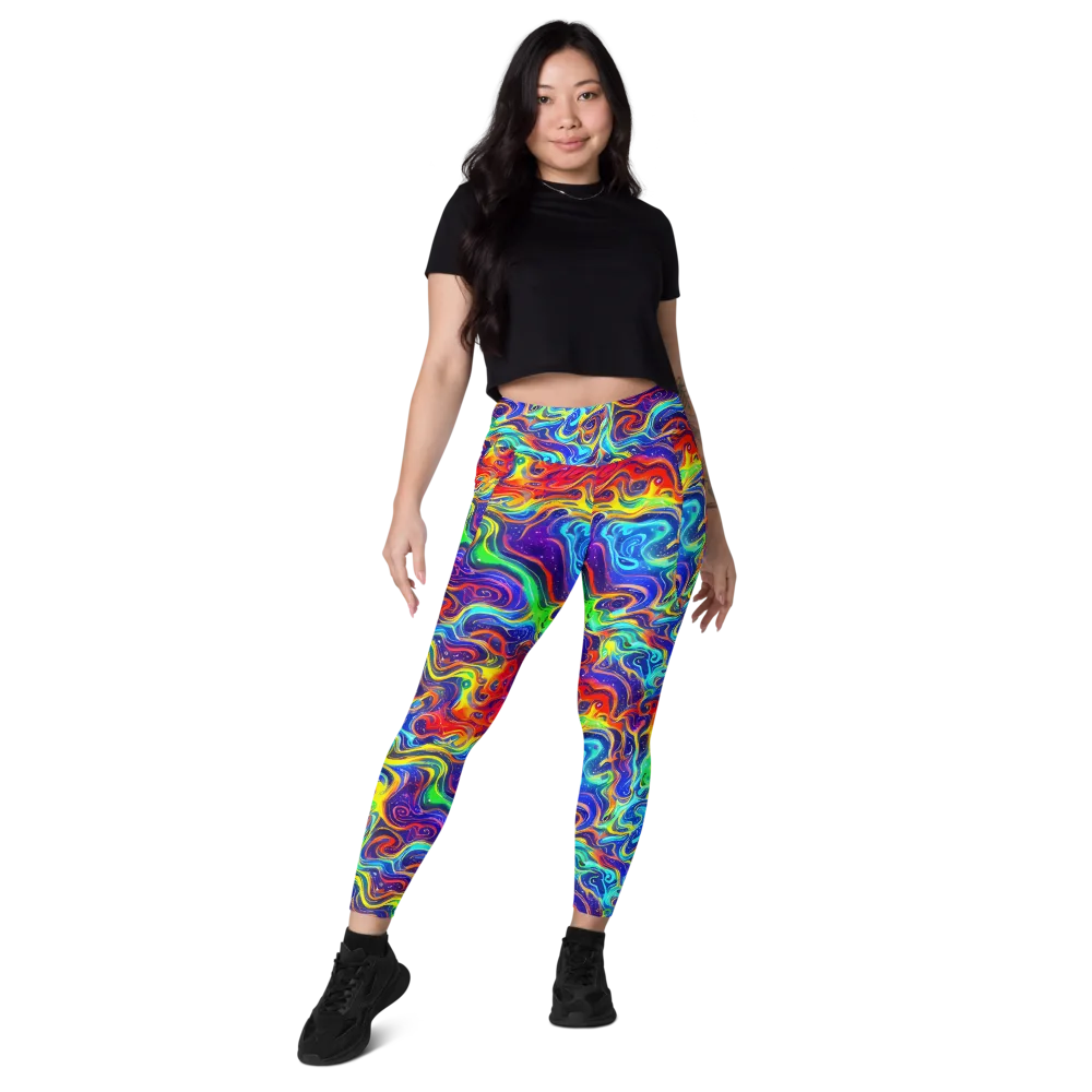 Infinity Ink on Leggings with Pockets — Front