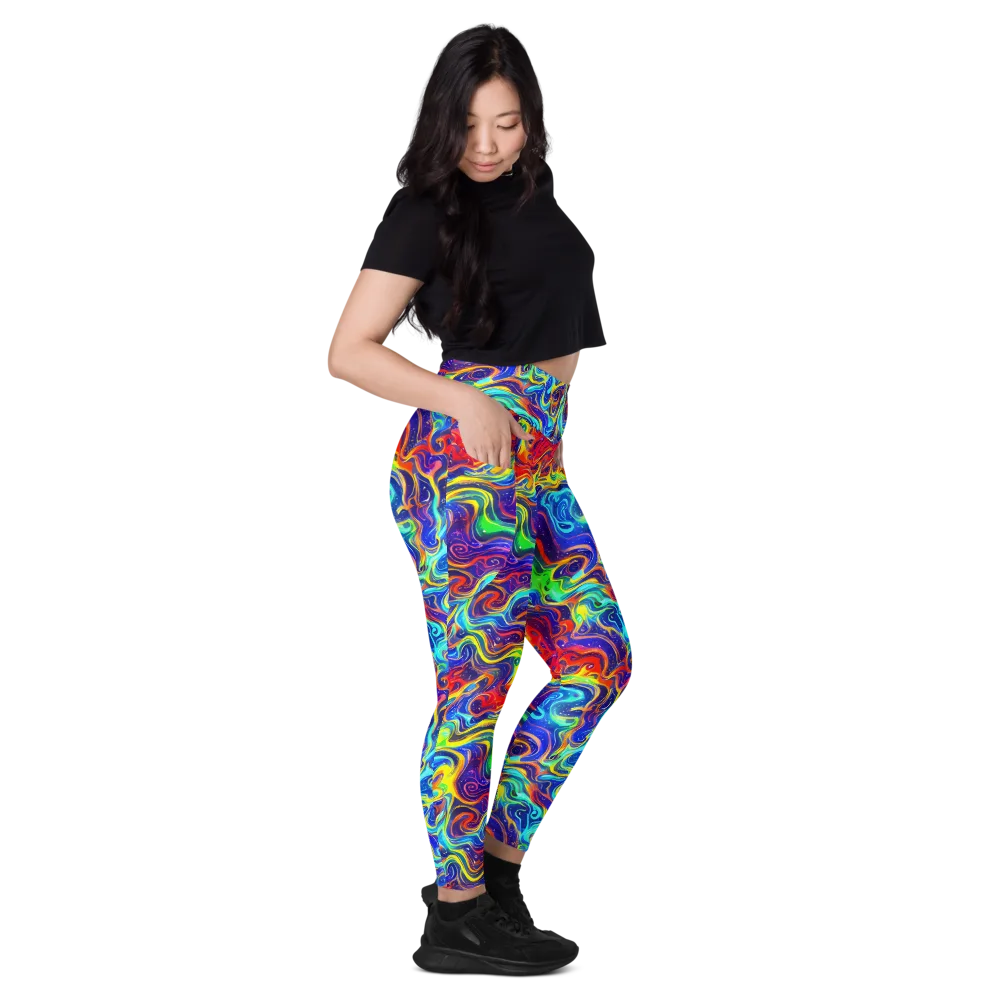 Infinity Ink on Leggings with Pockets — Right