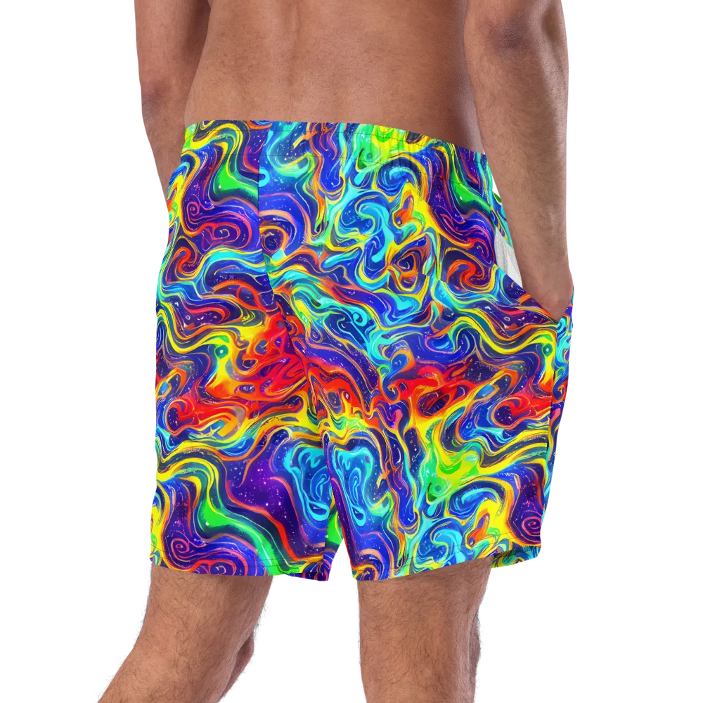 Infinity Ink on Swim Trunks — Right Back