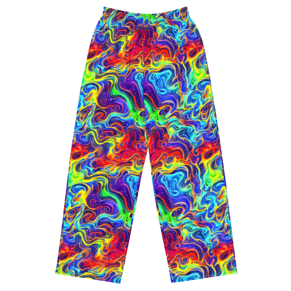 Infinity Ink on Wide-Leg Pants — Front