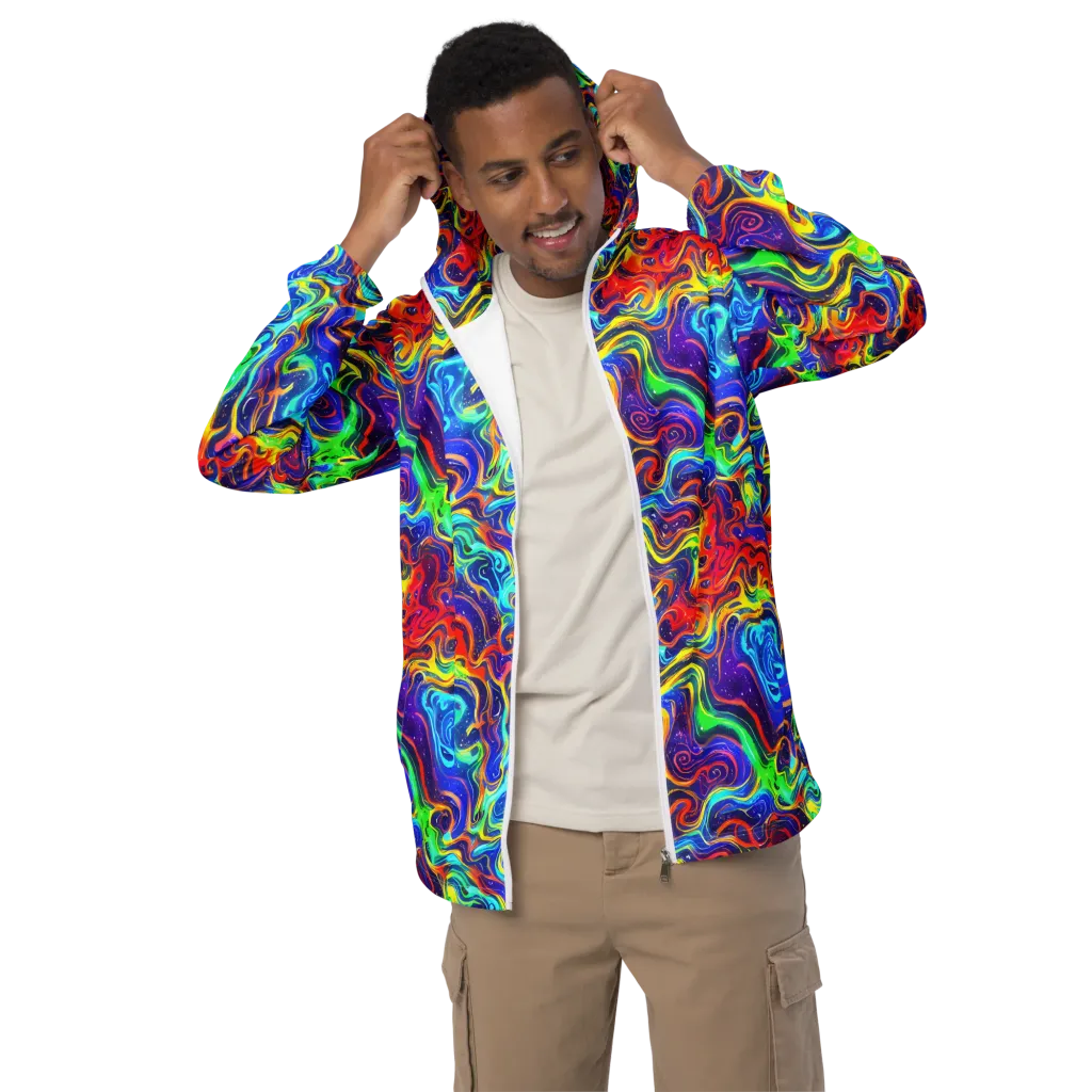 Infinity Ink on Men's Windbreaker — Front