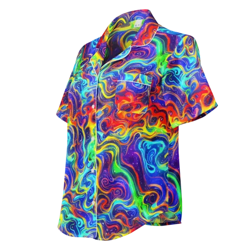 Infinity Ink on a Women's Short Sleeve Pajama Top