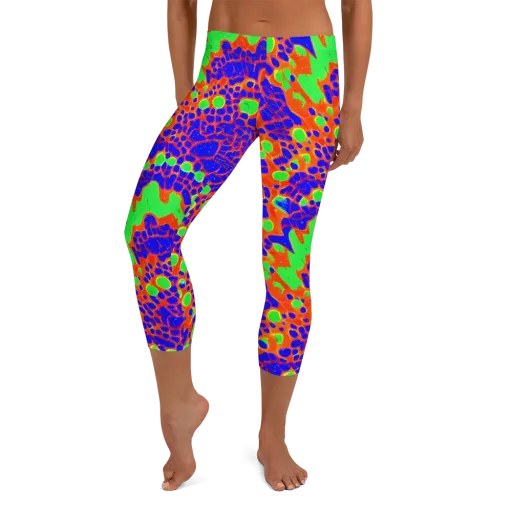 Solar Shock on a Capri Leggings