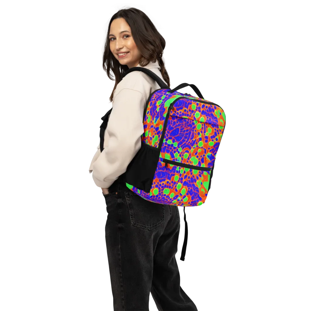 Solar Shock on Utility Backpack — Back