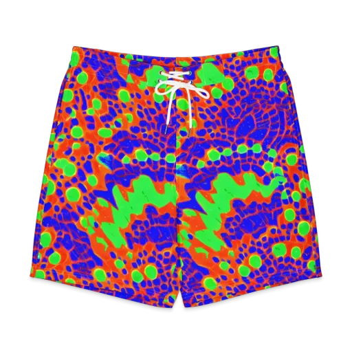 Solar Shock on a Men's Board Shorts