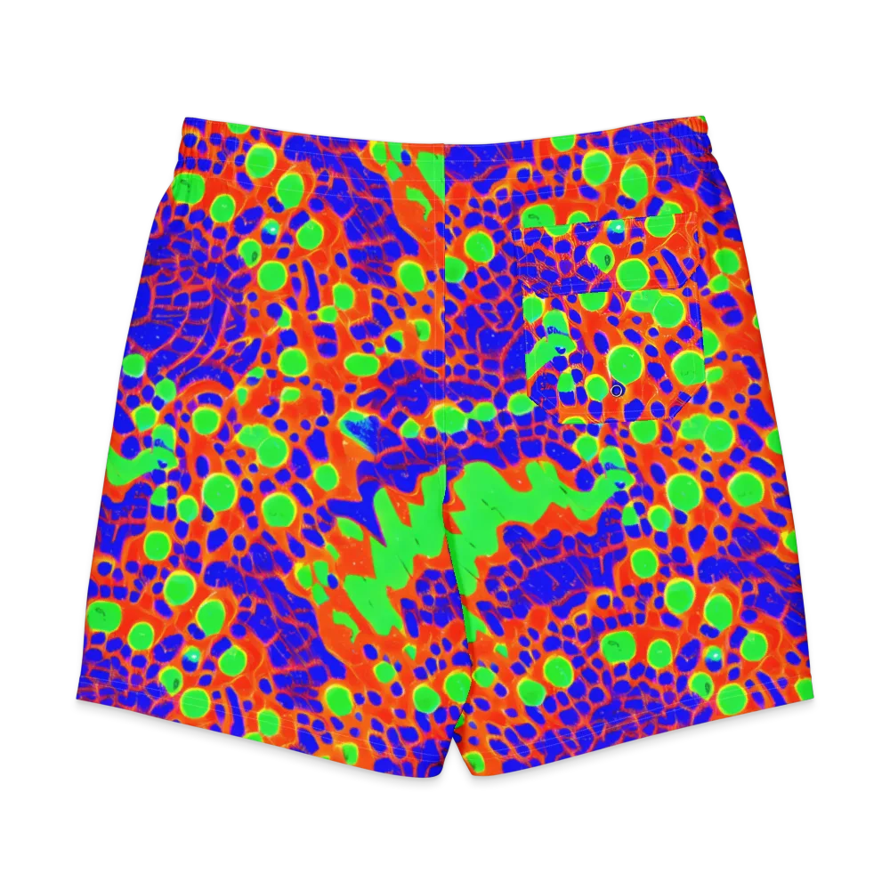 Solar Shock on Men's Board Shorts — Back