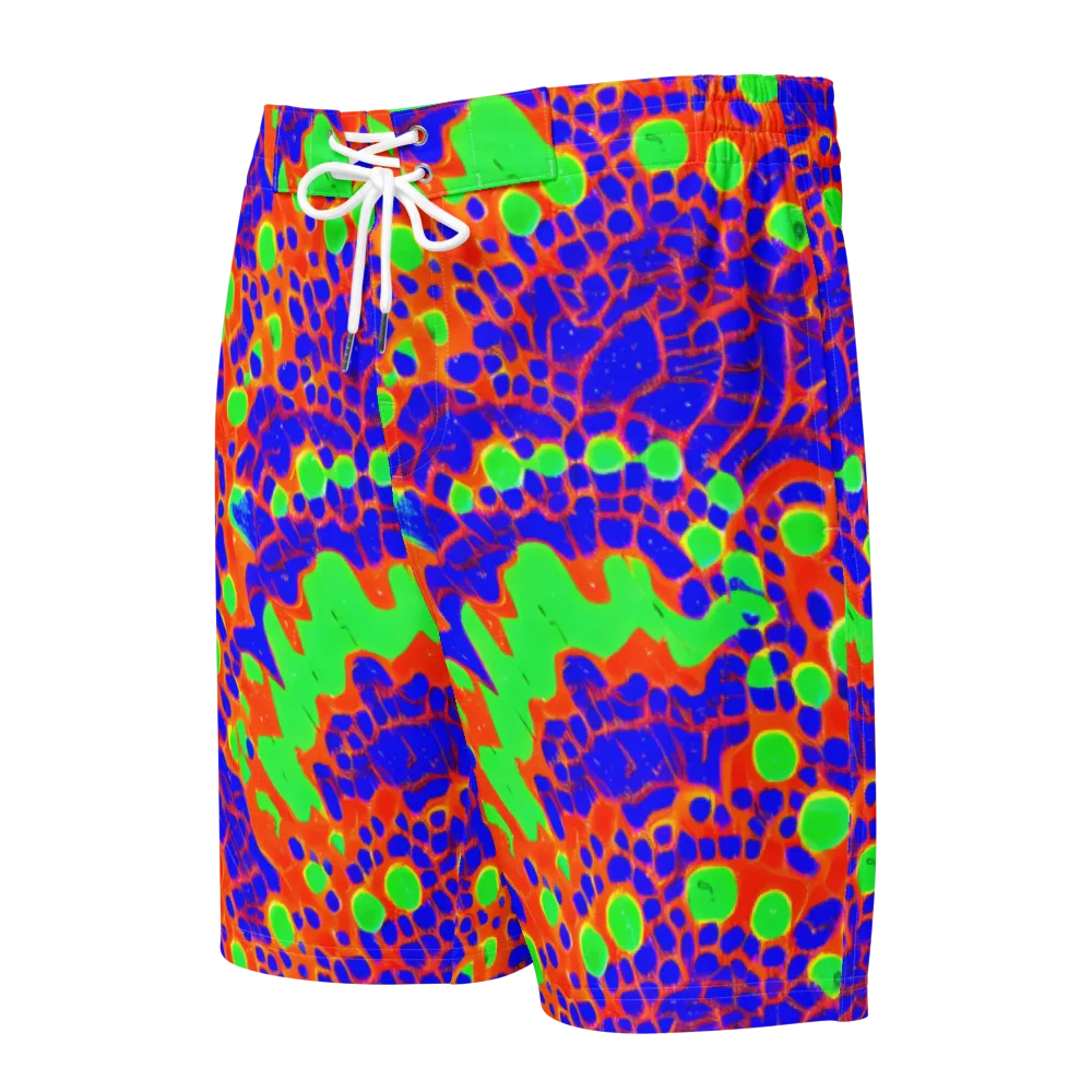 Solar Shock on Men's Board Shorts — Front