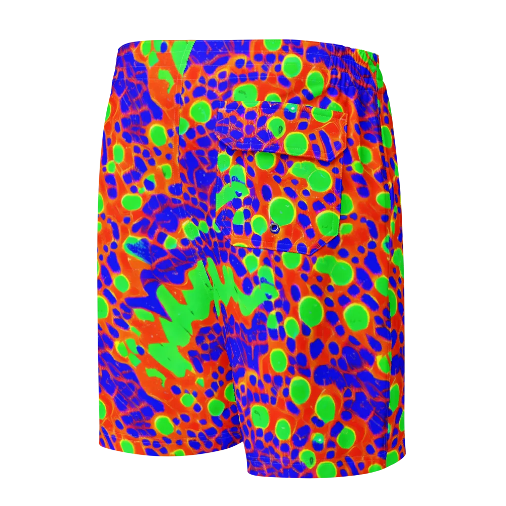 Solar Shock on Men's Board Shorts — Back