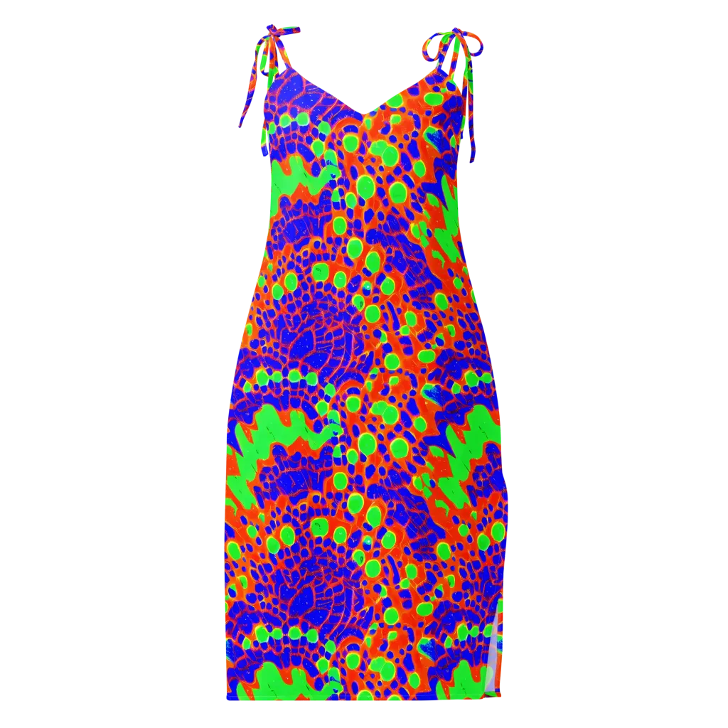 Solar Shock on Slip Dress — Front