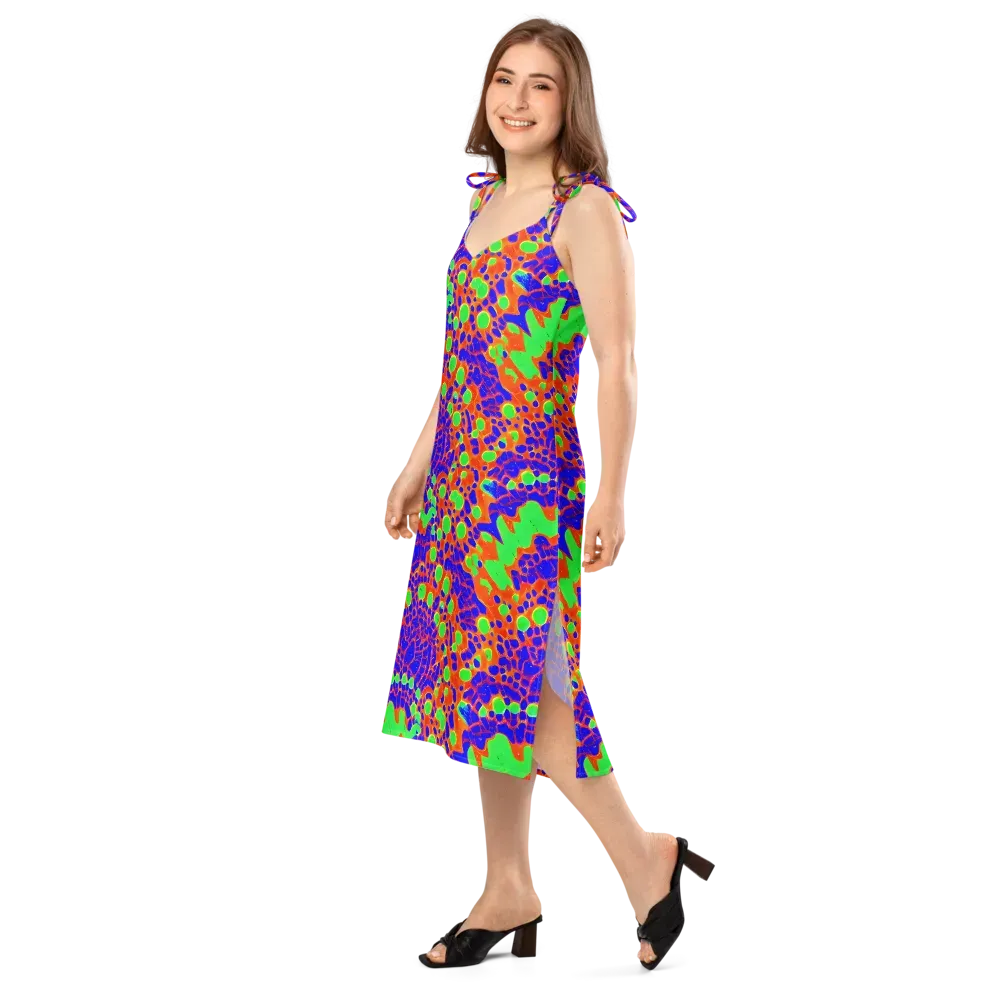Solar Shock on Slip Dress — Left Front