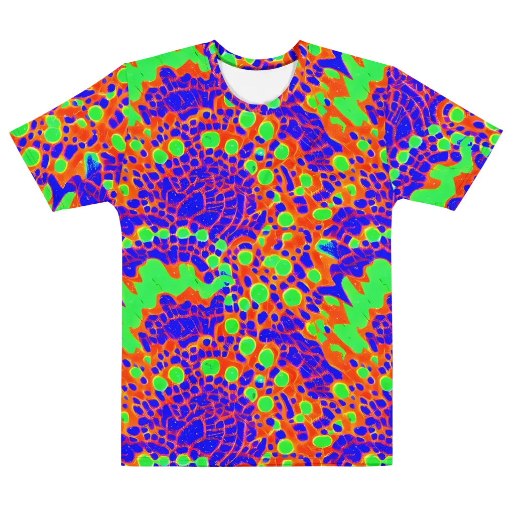 Solar Shock on Men's Cotton Crew Neck T-Shirt — Front