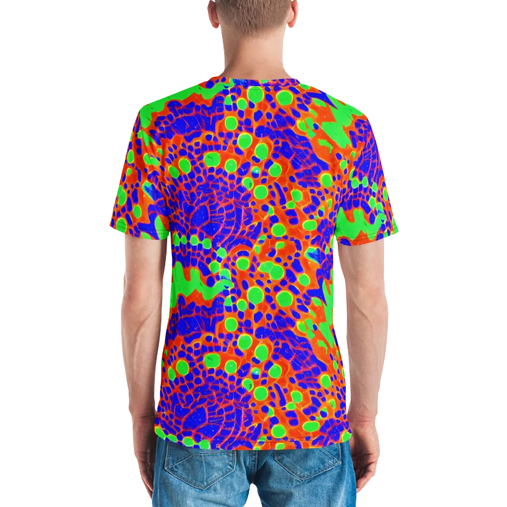Solar Shock on Men's Crew Neck T-Shirt — Back