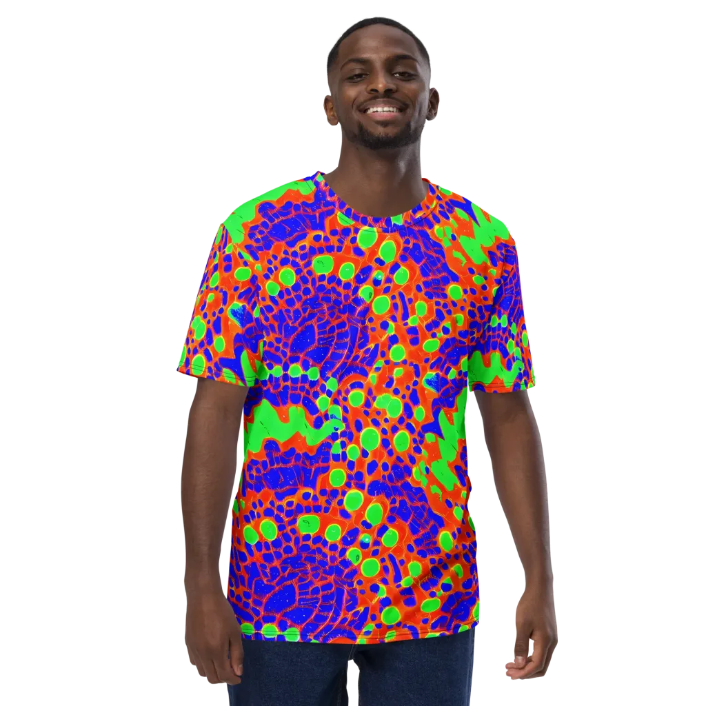 Solar Shock on Men's Crew Neck T-Shirt — Front