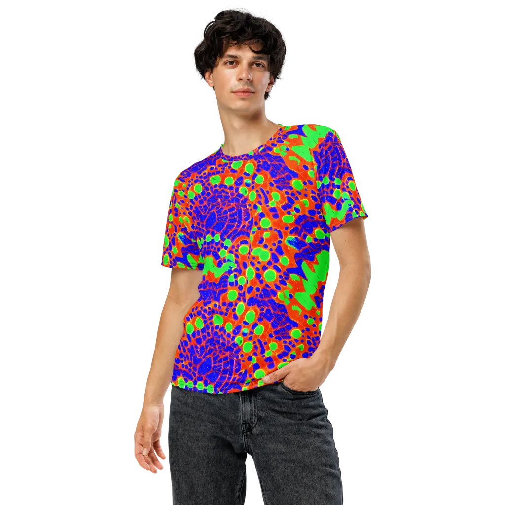 Solar Shock on Men's Crew Neck T-Shirt — Front