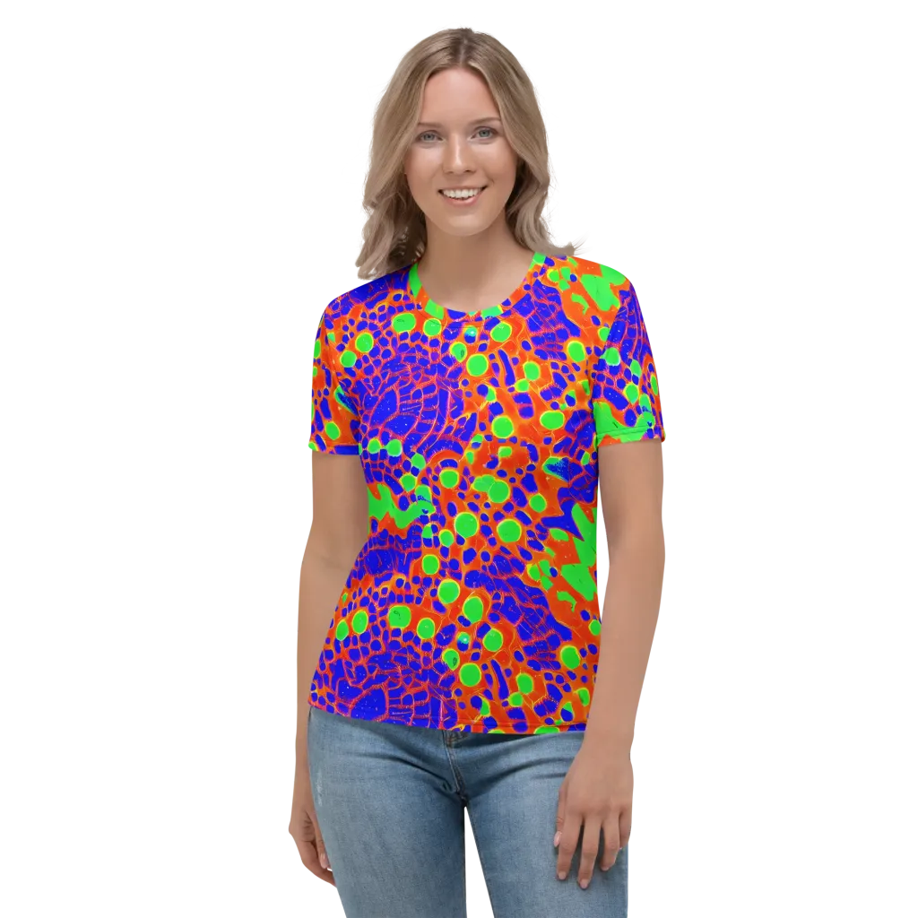 Solar Shock on Women's Crew Neck T-Shirt — Front