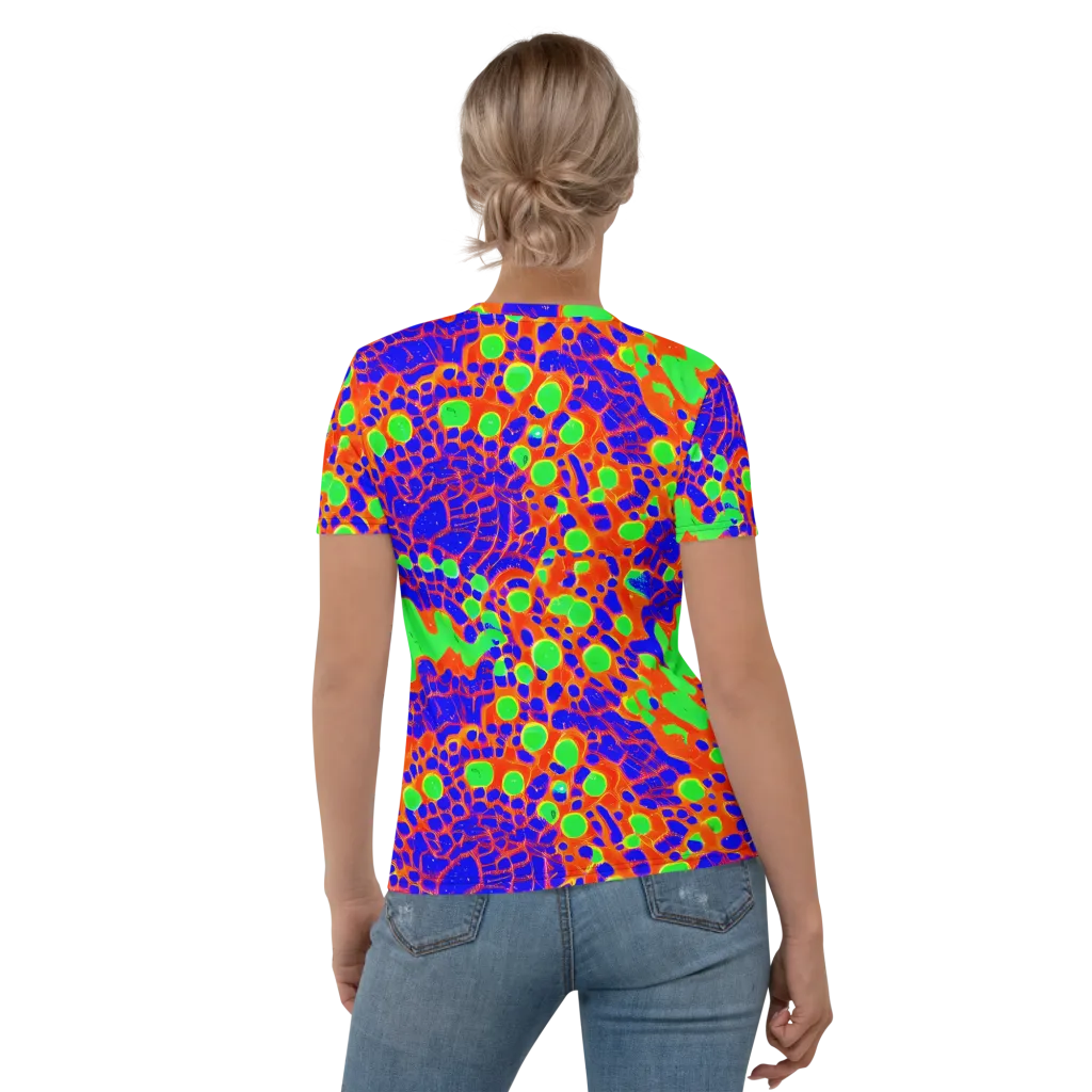 Solar Shock on Women's Crew Neck T-Shirt — Back