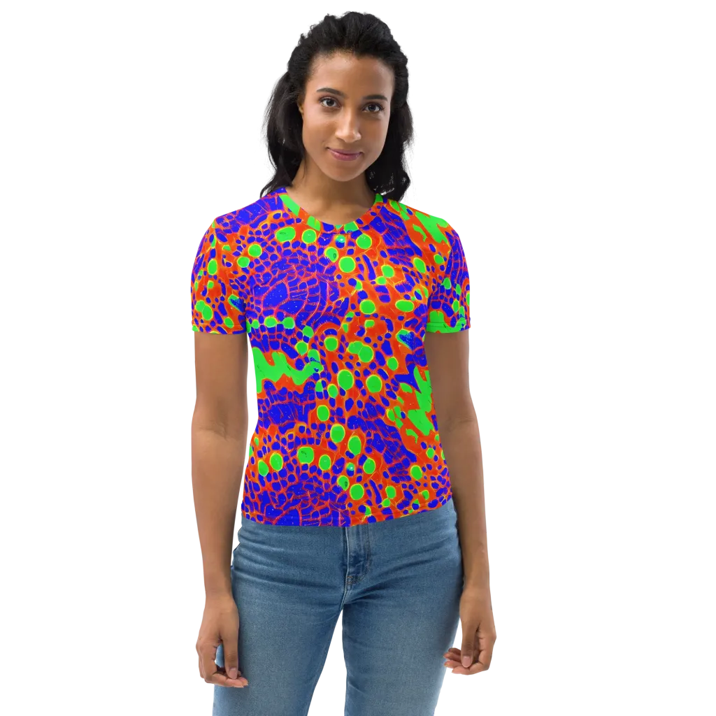 Solar Shock on Women's Crew Neck T-Shirt — Front