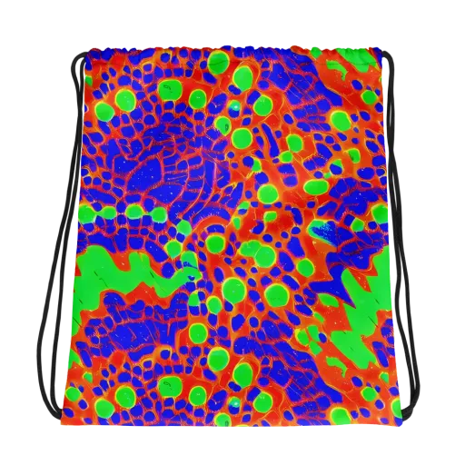 Solar Shock on a Drawstring Bag
